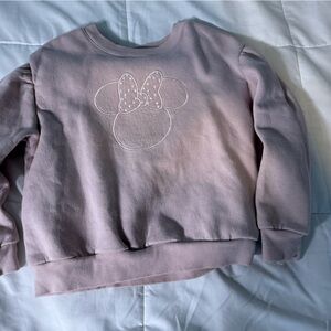 Disney Gap Minnie Mouse Rose Girls Sweatshirt fleece lined